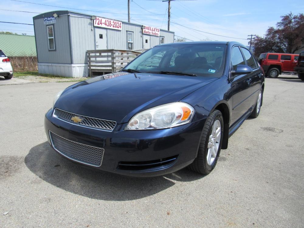 2012 BLUE /GRAY Chevrolet Impala LT (2G1WB5E39C1) with an 3.6L V6 DOHC 16V FFV engine, 6-Speed Automatic transmission, located at 6 Oliver Rd., Uniontown, PA, 15401, (724) 438-2024, 0.000000, 0.000000 - Photo #0