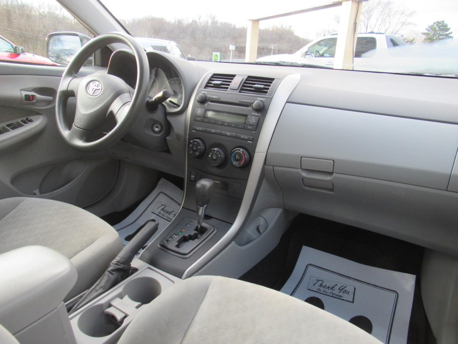 2009 SIlver /Gray Toyota Corolla LE (JTDBL40E299) with an 1.8L L4 DOHC 16V engine, 5-Speed Automatic Overdrive transmission, located at 6 Oliver Rd., Uniontown, PA, 15401, (724) 438-2024, 0.000000, 0.000000 - 2009 Toyota Corolla LE...GRAY CLOTH INTERIOR...POWER W/L/M/CRUISE...AM/FM CD...A/C...NEW TIRES...DON'T DELAY CALL TODAY!!! - Photo #18